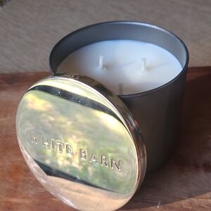 New Bath body Works  White Barn Marshmallow Fireside 3 Wick Candle